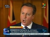 Reino Unido no dejará de apoyar a EE.UU. contra Daésh: David Cameron