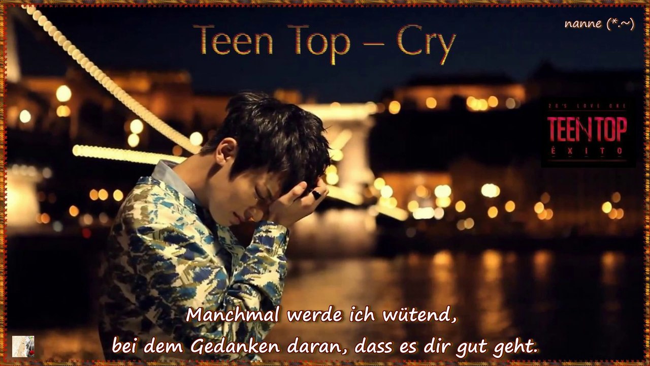 Teen Top - Cry k-pop [german sub] Mini Album - TEEN TOP EXITO