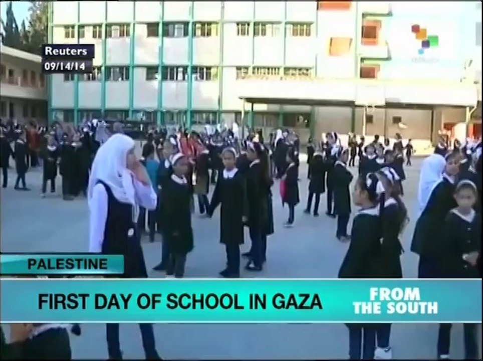 School resumes in Gaza