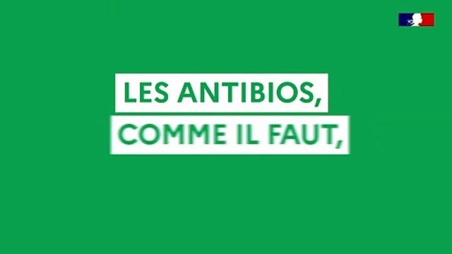 Les antibiotiques, pour nous non plus, c'est pas automatique !