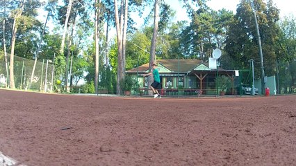 Practice of the main tennis shots