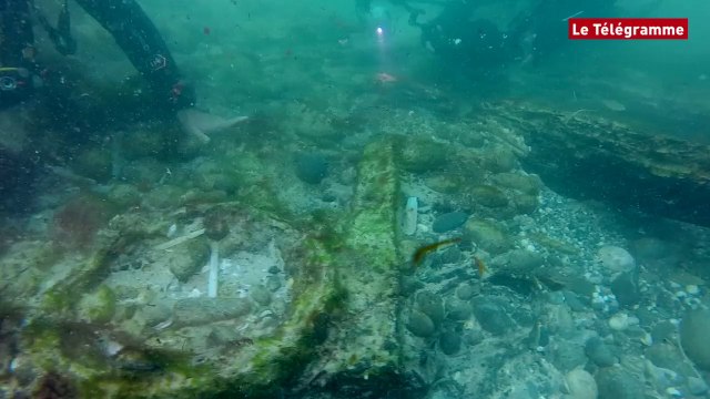 Pointe de la Torche (29). Une plongée sur l'épave de la Calliope