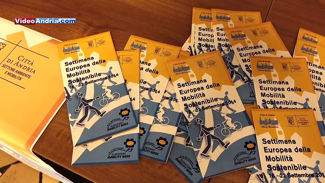 Andria: presentate le iniziative per la Settimana Europea della Mobilità Sostenibile