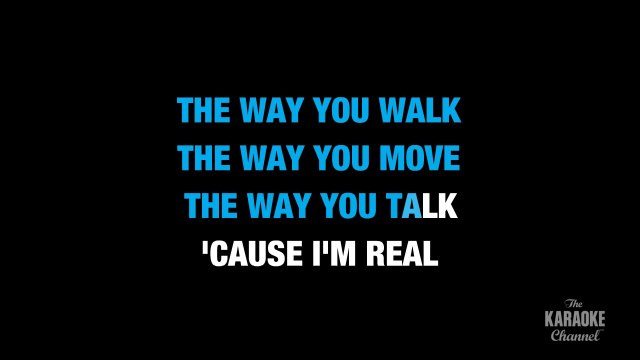 I'm Real (Radio Version) in the Style of _Jennifer Lopez feat. Ja Rule_ with lyrics (no lead vocal)