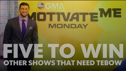 Five to Win: TV Shows that need Tim Tebow