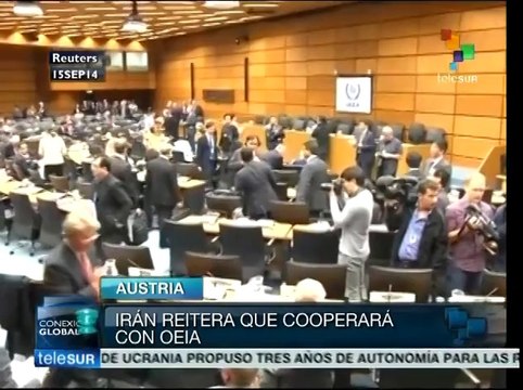 Irán reitera que cooperará con OIEA en el tema de energía nuclear