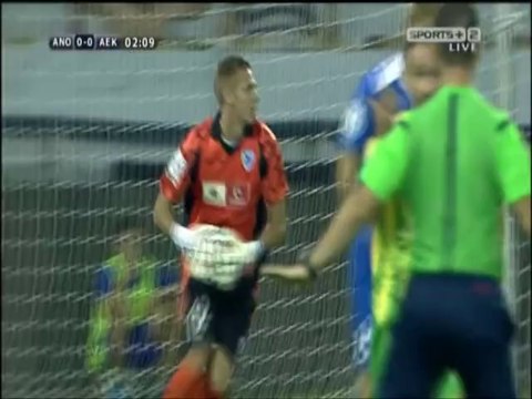 Ανόρθωση-ΑΕΚ (Φάση 3' - AEK ζητά πέναλτι)