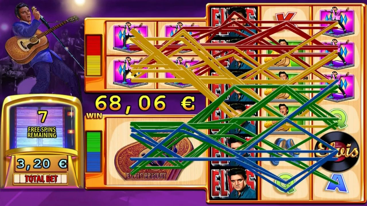 Elvis Slot Machine BIG WIN!!!