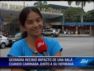 Niña que recibió disparo en Pascuales será dada de alta mañana
