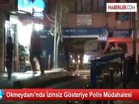 Okmeydanı'nda İzinsiz Gösteriye Polis Müdahalesi
