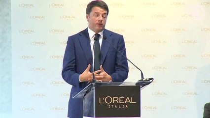 Settimo Torinese (MI - Renzi in visita allo stabilimento de L'Oreal (17.09.14)