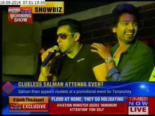 Salman Khan promotes 'Tamanchey'
