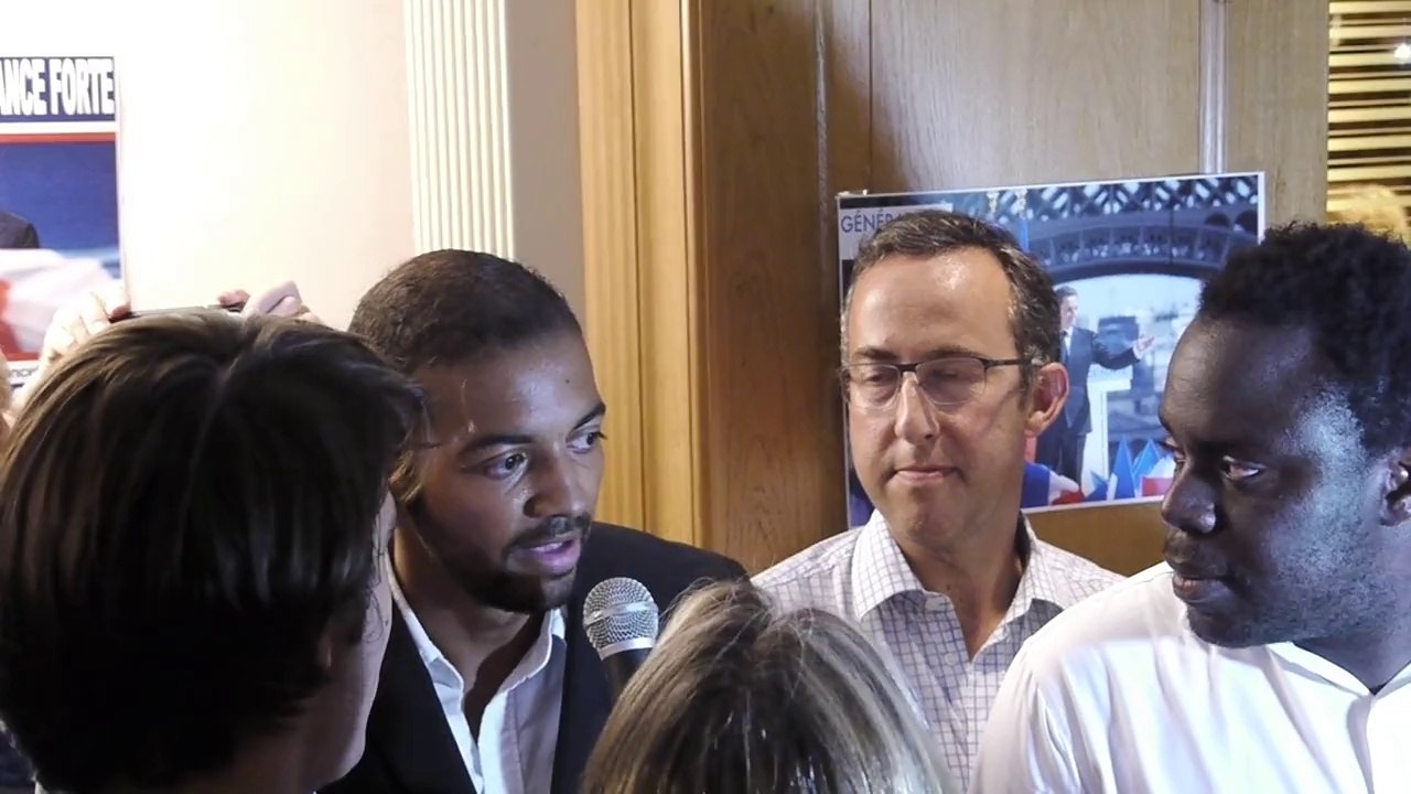 Réunion de soutien au retour de Nicolas SARKOZY à Neuilly - intervention de Geoffrey Dulac