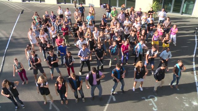 Flashmob Triathlon Audencia-La Baule 2014