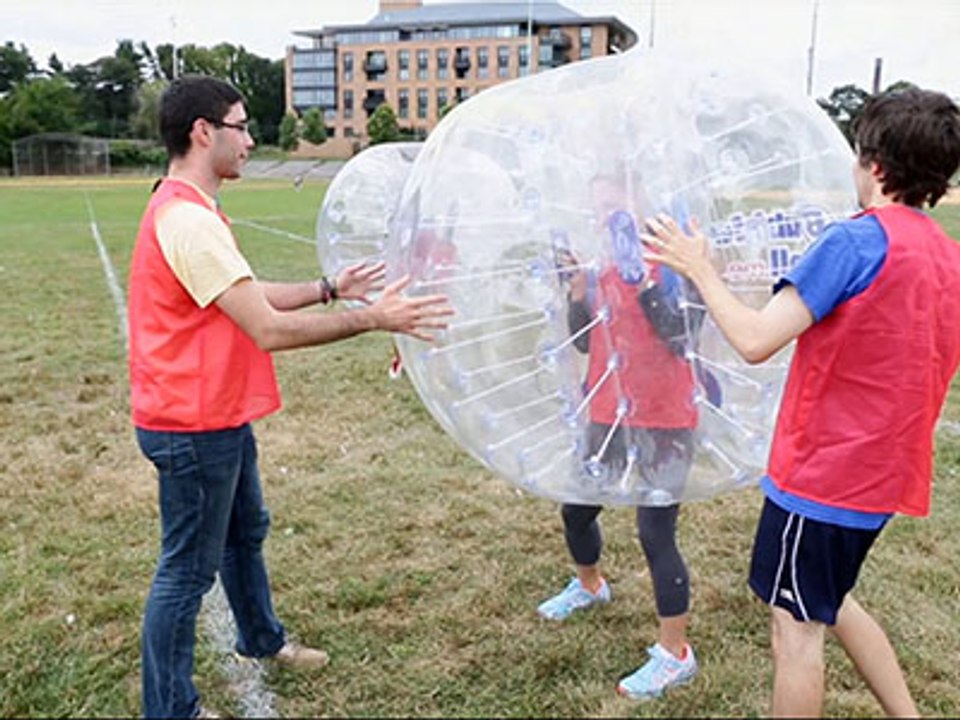 Boston soccer fans fall for Bubbleball