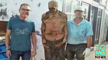Dead body photo goes viral - Spanish gravedigger suspended for posing with corpse.