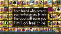 DoubleDown Casino You can earn 1 Million Free Chips when you invite your friends! Here's how.