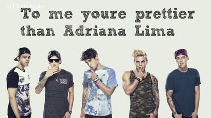 Janoskians - Real girls eat cake lyrics