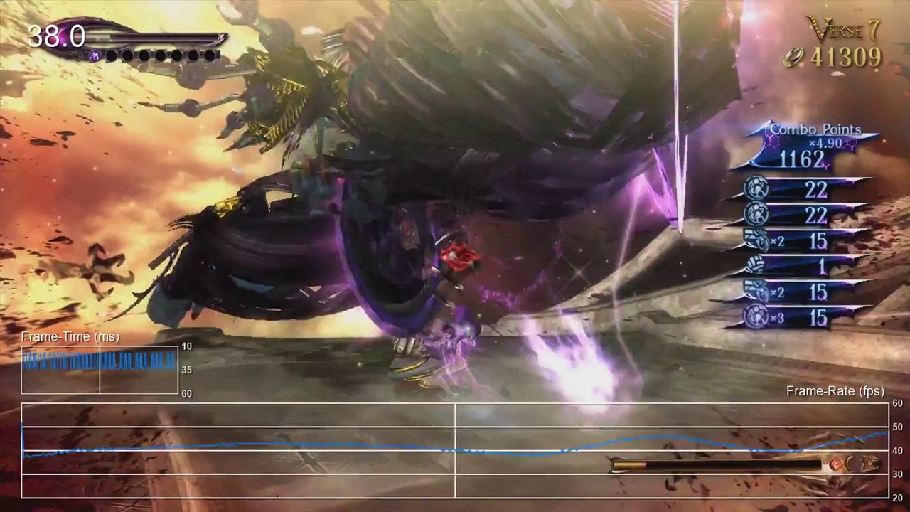 Bayonetta 2 - Digital Foundry Wii U Frame-Rate Test