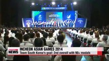 Opening of Incheon Asian Games 2014 just four days away