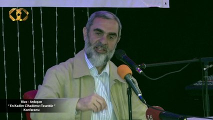 Tesettürü konuşarak değil önce yaşayarak anlatmak gerek. Görmek duymaktan önemli.  - Nureddin YILDIZ  - Sosyal  Doku Vakfı