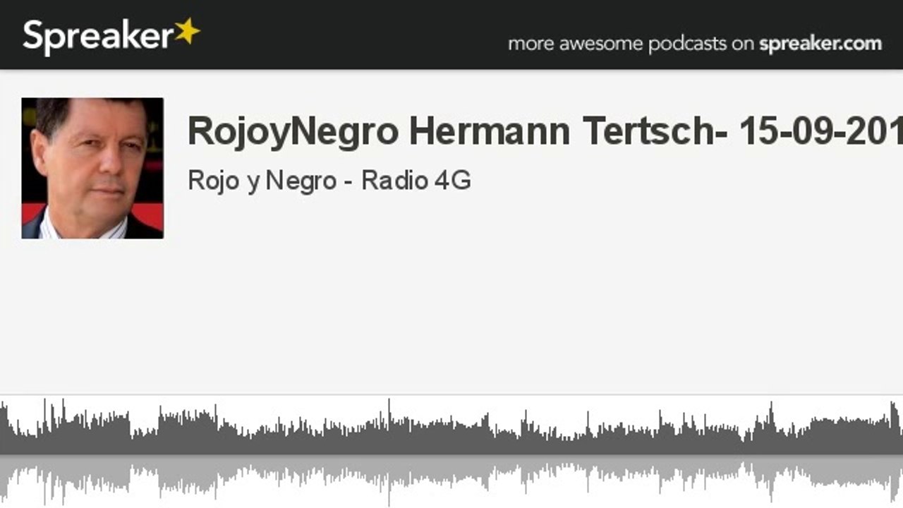 RojoyNegro Hermann Tertsch- 15-09-2014 (hecho con Spreaker)