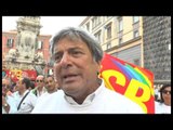 Napoli - Lavoro, protesta Usb contro Testo Unico sulla Rappresentanza -live- (15.09.14)