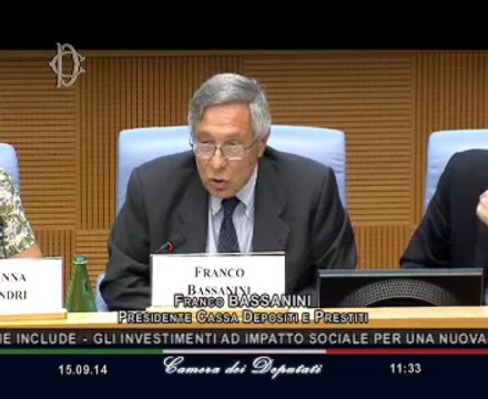 Roma - Presentazione Rapporto La finanza che include (15.09.14)