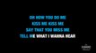 Love Me in the Style of _Justin Bieber_ karaoke video with lyrics (no lead vocal)