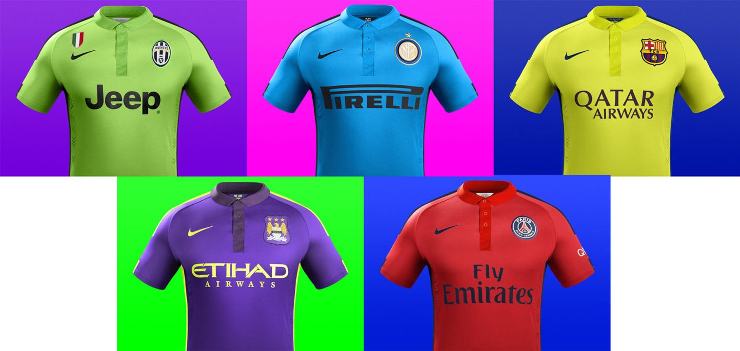Les 5 maillots third dévoilés par Nike !