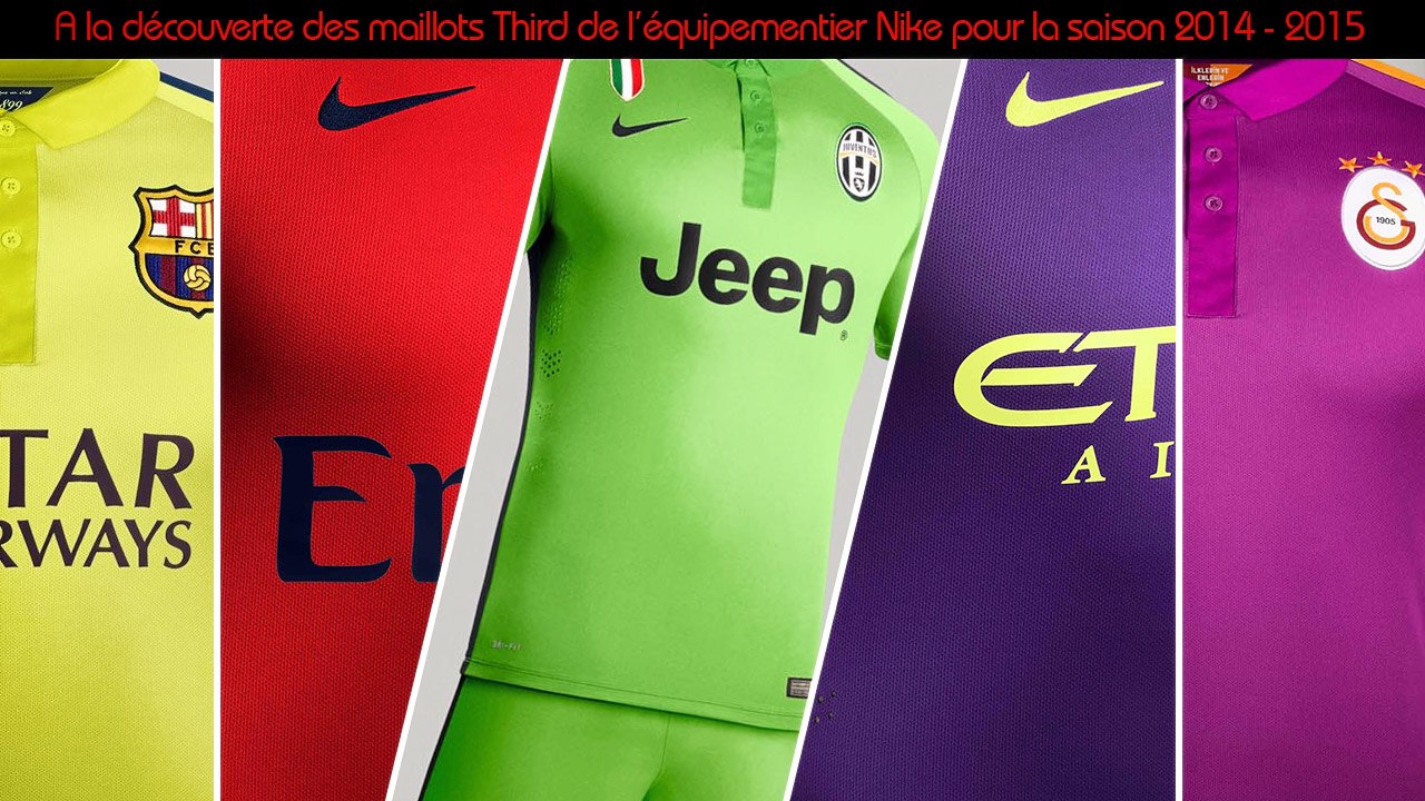 Barcelone, Inter, Juventus, PSG... Nike dévoile les maillots Third !