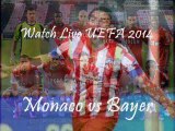 Monaco vs Bayer 04 uefa cl 2014 streaming video