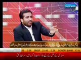 PPP's Qadir Khan Mandokhail slandered at Iftikhar Chaudhary in live show on Business Plus TV.