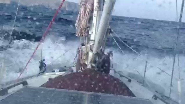 Andree Anne Rachel 2014:Un peu de mouvement de bateau avant le Cape Wrath...