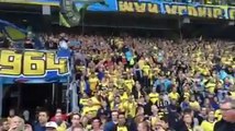 Passionate Fans Chanting As Daniel Agger Returns to  Brøndby IF!
