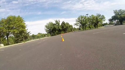 Fast slalom just cones