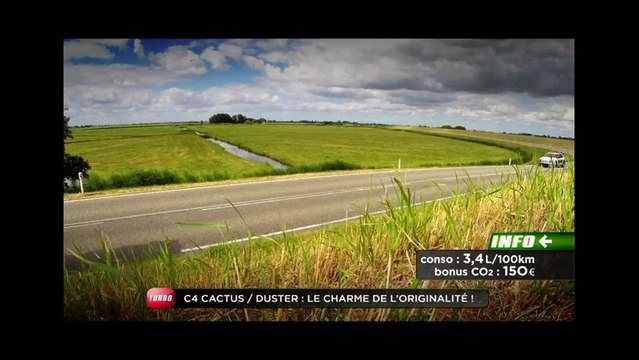 Comparatif : Citroën C4 Cactus / Dacia Duster (Emission Turbo du 14/09/2014)