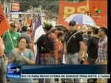 Honduras: con marcha recuerdan zelayistas el golpe de Estado de 2009