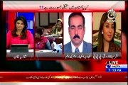 AAJ TV Pakistan At 7 Shazia Khan with MQM Khawaja Izhar Ul Hassan (15 Sept 2014)
