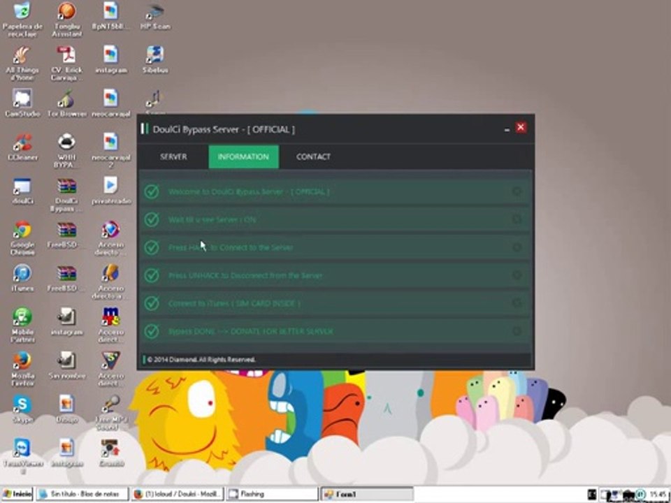 iCloud hack Activation Lock Bypass Screen iOS 7 Update June 2014