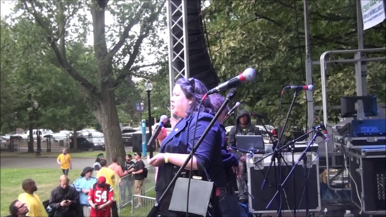 Maine State Rep. Diane Russell, John Dvorak, 25th Boston Freedom Rally