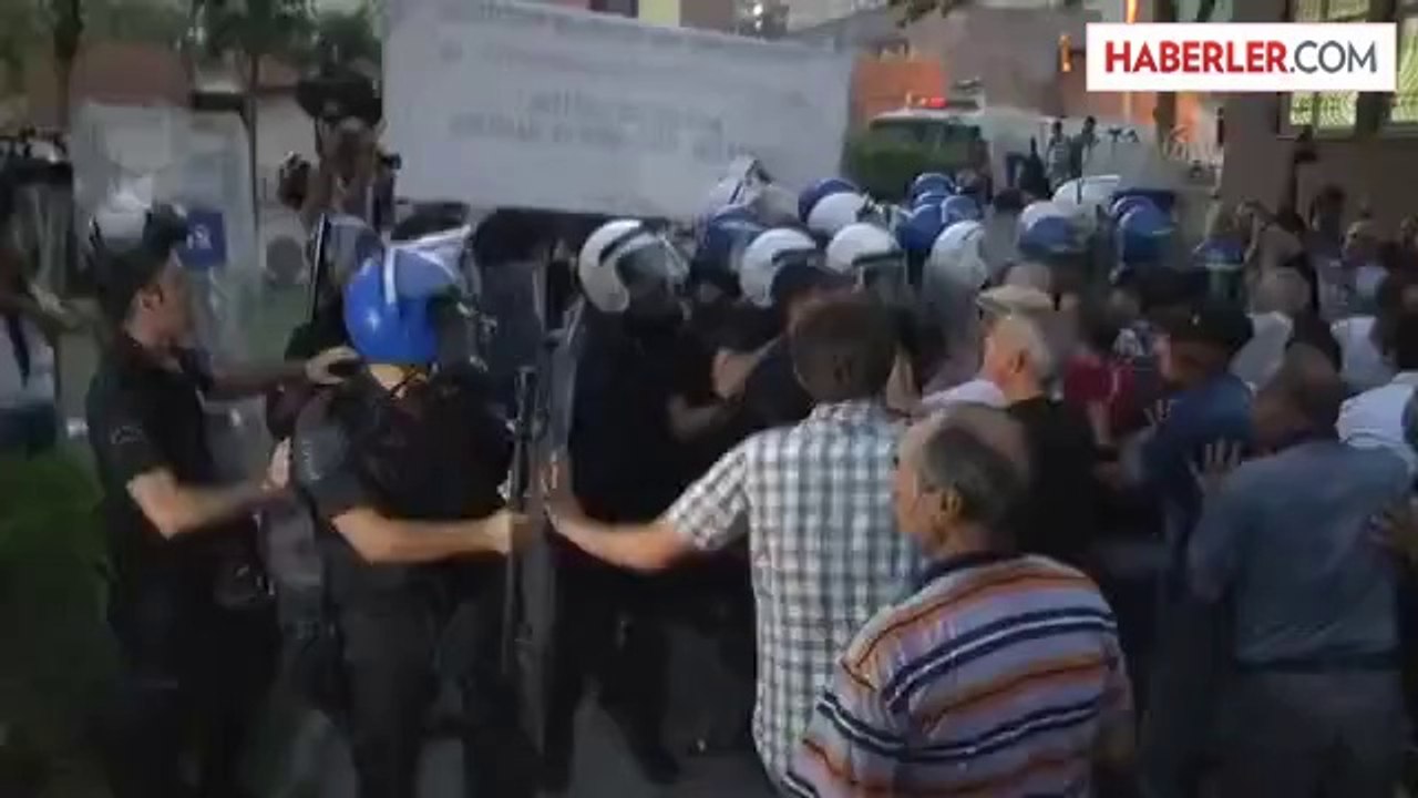 Kürtçe eğitim vereceği önü sürülen "okul" - Polis müdahale -