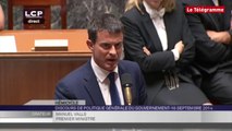 Assemblée nationale. Valls obtient la confiance par 269 voix
