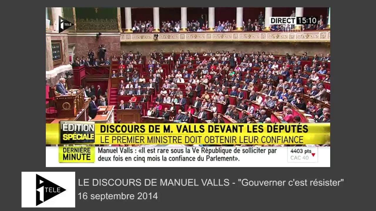 "Gouverner c'est résister, c'est réformer"