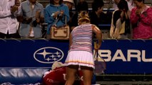 Strycova teaches Svitolina good manners