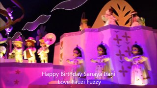 Sanaya's B'day Celebration at Disneyland!