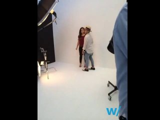 w/ Lucy Hale at her Mark.girl photo shoot!
