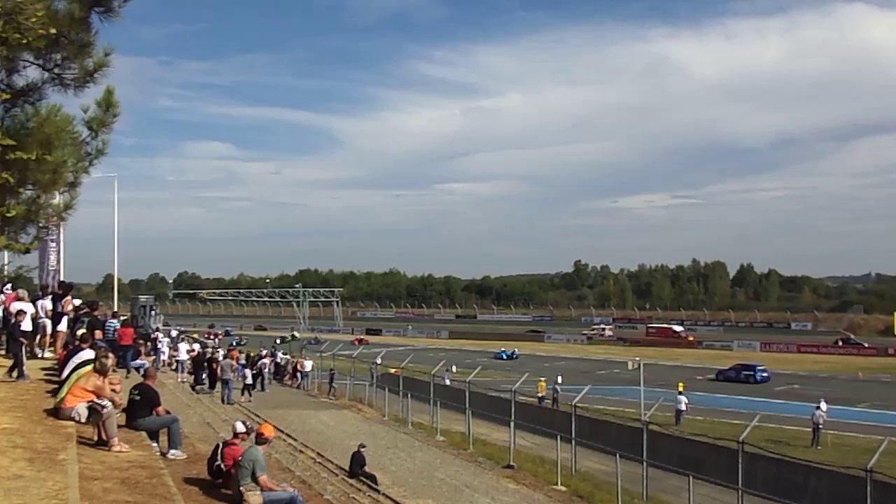 FSBK Nogaro (Septembre 2014) Départ Side Car Course 2