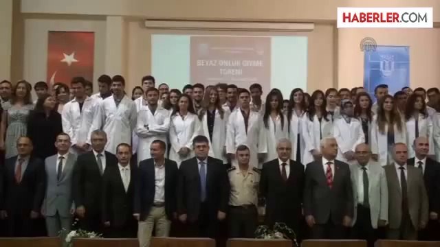 Sıtkı Koçman Üniversitesi'nde Beyaz Önlük Giyme töreni -