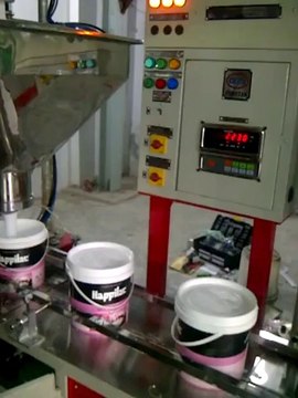 GECO Fully Automatic Fast Twin Head By-weigh Emulsion Paints 4-to-6 -Kgs Cans.